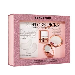 NEW~ BeautyBio Editor's Pick Quench Eye Gel & Eye Balm With Compact Mirror Set